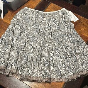 Nygard petites size 12 P patterned skirt NWTs